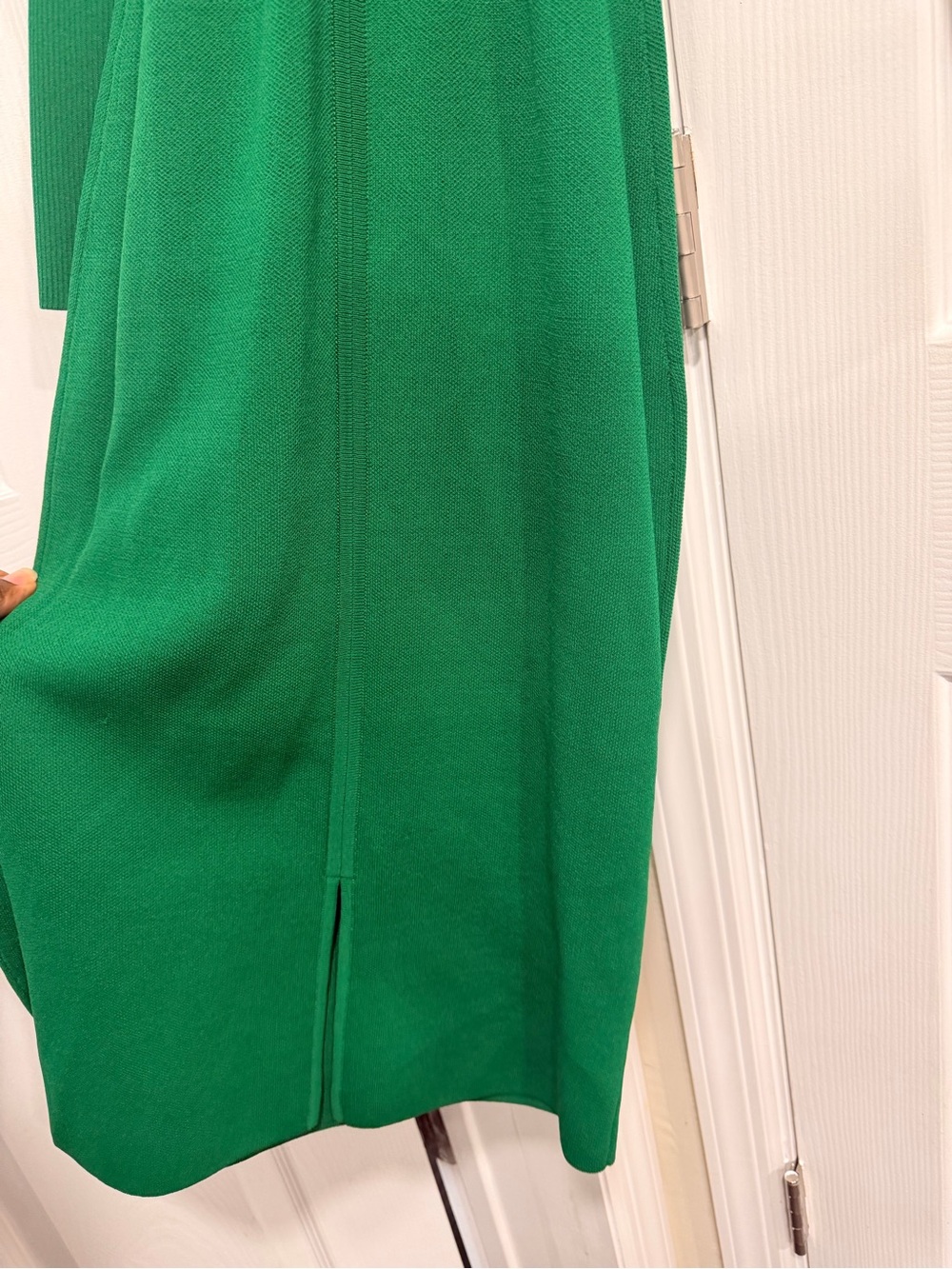 Emerald Green Long Sleeve Midi Dress - Picture 5 of 5